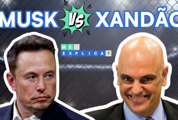 A internet não fala sobre outra coisa: a briga entre Elon Musk e Alexandre de Moraes. Usando o Twitter, (X) claro, o bilionário boquirroto está tentando provocar o Xandão fazendo de tudo, até chamando ele de "ditador". O que está acontecendo? E o que isso tem a ver com liberdade de expressão? Entenda tudo aqui no Me Explica!